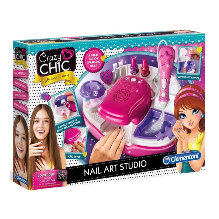 Clementoni - Crazy Chic - Nail Art manikűr stúdió (78257)