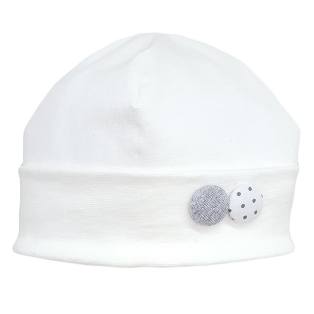 Fes Mic Pitic C120NN cu nasturei imbracati, ecru, 40 cm