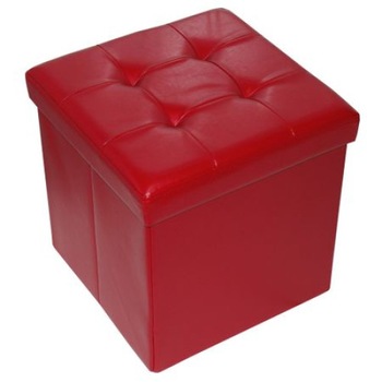 Set 2 Taburete pliabil cu spatiu de depozitare, greutate suportata 150 kg, 38X38X38 cm, Rosu SKY Set 2 Taburete pliabil cu spatiu de depozitare, greutate suportata 150 kg, 38X38X38 cm, Rosu SKY
