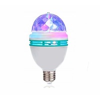 bec rotativ disco led rgb 3w  fasung e27  adaptor pentru priza inclus imagen 8_0_
0