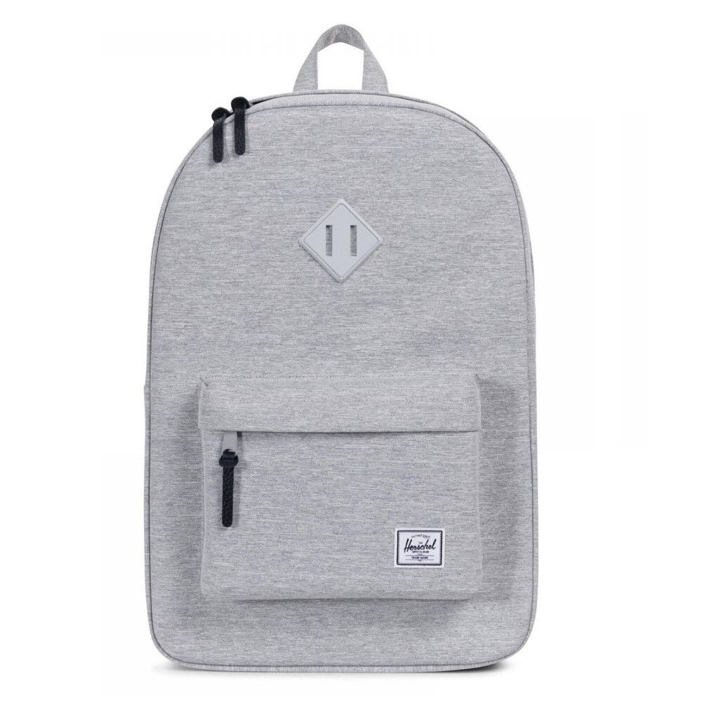 Rucsac Herschel, cu aplicatie logo Heritage Mid, Crosshatch Gri