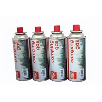 Set cartuse gaz butan ,pentru camping si drumetii, 4 bucati, 227gr, Love MUD