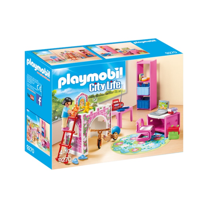 Playmobil City Life - Lányka gyerekszoba