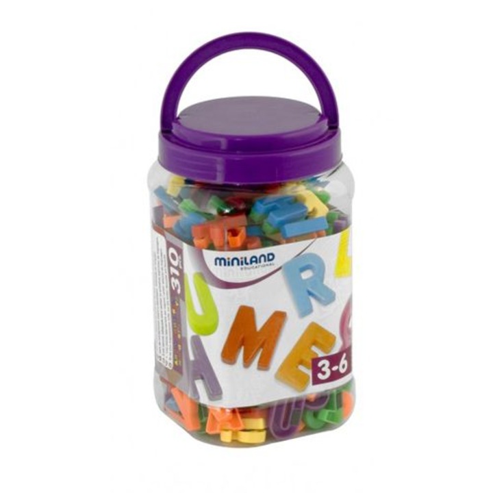 Nagy mágneses betűk Miniland 310 db