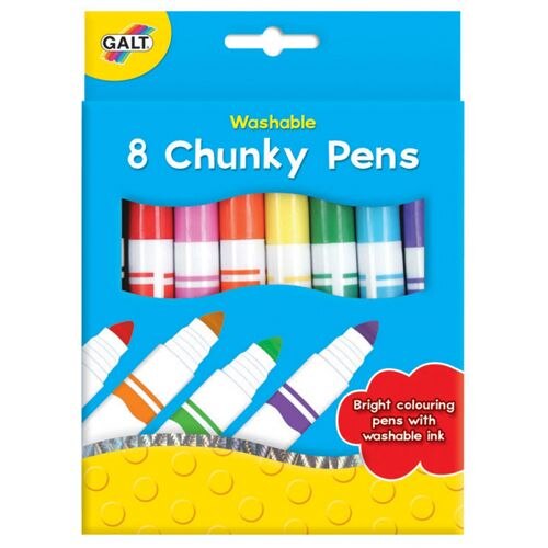Galt - 8 Chunky Pens Washable - Set 8 Carioci Lavabile