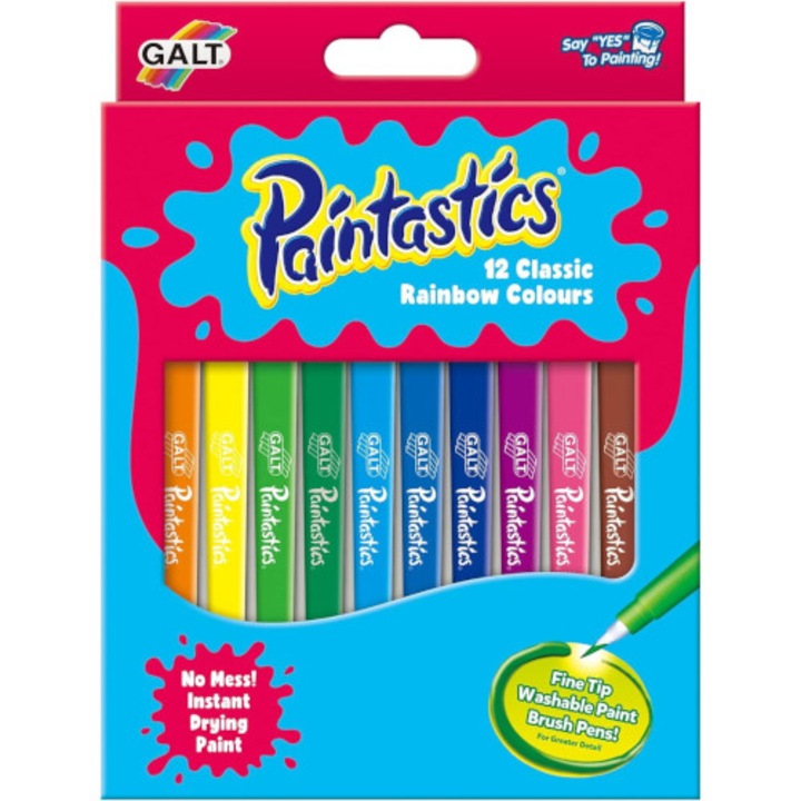 Set 12 Acuarele Galt Elmer Paintastics 12 Classic Colours