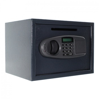 Seif cu fanta LETTERA electronic cu cheie siguranta 250 X 350 X 285 mm Seif cu fanta LETTERA electronic cu cheie siguranta 250 X 350 X 285 mm