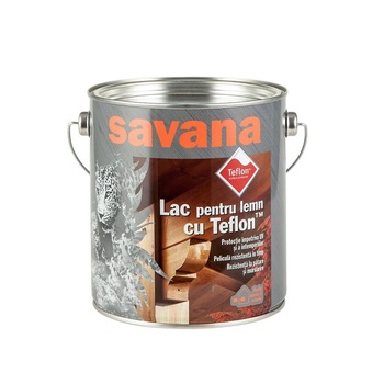 Lac pentru lemn Savana cu Teflon, pin 2.5L Lac pentru lemn Savana cu Teflon, pin 2.5L