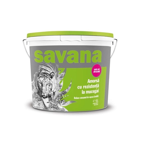 Amorsa pentru perete, Savana antimucegai, pentru interior exterior 5L