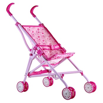 Carut pentru papusi iMK®, roti duble, centura de siguranta,design modern, material rezistent Carut pentru papusi iMK®, roti duble, centura de siguranta,design modern, material rezistent