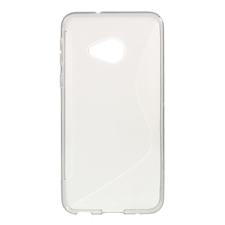 Carcasa de protectie pentru spate pentru telefon din cauciuc/silicon (S-line) Gri [HTC U Play]