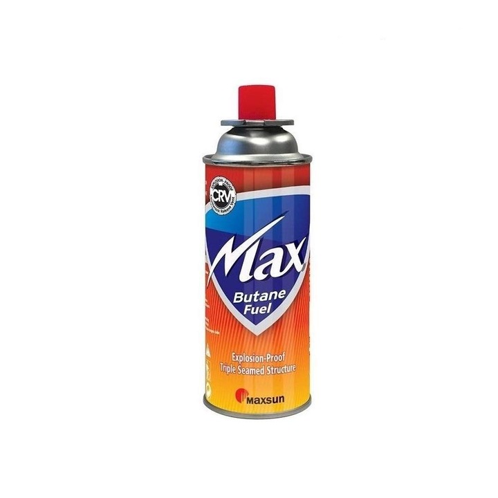 Cartuse gaz butan, pentru camping si drumetii, 4 bucati, 227gr, MAX
