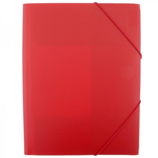 Mapa plastic cu elastic Vision- rosu