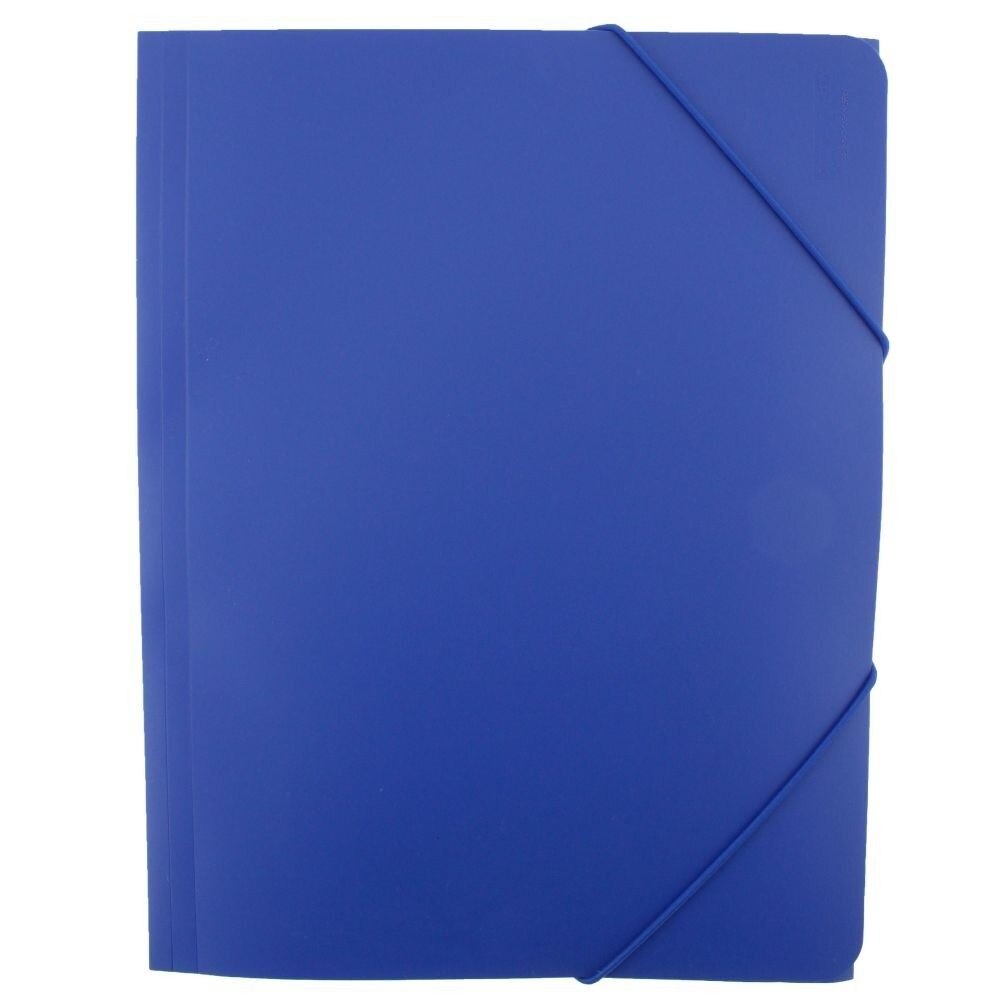 Mapa plastic cu elastic Vision- albastru