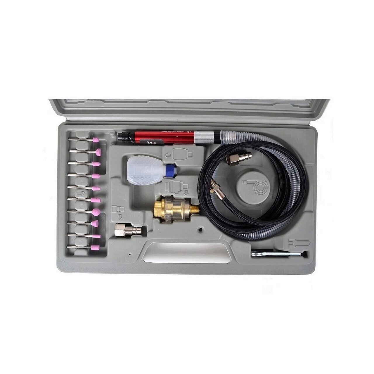 Biax pneumatic cu prelungitor Bass BS-4346, accesorii incluse