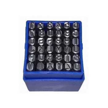 Set poansoane Bass BS-1571, litere si cifre, dimensiune 6 mm, profesional Set poansoane Bass BS-1571, litere si cifre, dimensiune 6 mm, profesional