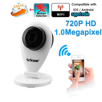 Camera Video IP Sricam 09 Cu aplicatie pe Telefon, Wi-Fi, 720P HD , Culoare Alba ,Unghi vedere 90° , Night Vision, senzor miscare marca Sony , Suport Card Memorie , Microfon cu 2 cai , Notificari prin e-mail Camera Video IP Sricam 09 Cu aplicatie pe Telefon, Wi-Fi, 720P HD , Culoare Alba ,Unghi vedere 90° , Night Vision, senzor miscare marca Sony , Suport Card Memorie , Microfon cu 2 cai , Notificari prin e-mail