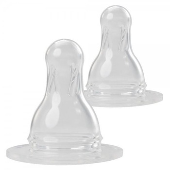 Tetine din silicon rotunde pentru lapte, 0-24 luni, 17302, Baby Nova Tetine din silicon rotunde pentru lapte, 0-24 luni, 17302, Baby Nova
