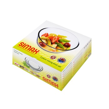 Set vase termorezistente Simax, 0.5 L, 1.3 L, 2.5 L, 3 piese Set vase termorezistente Simax, 0.5 L, 1.3 L, 2.5 L, 3 piese