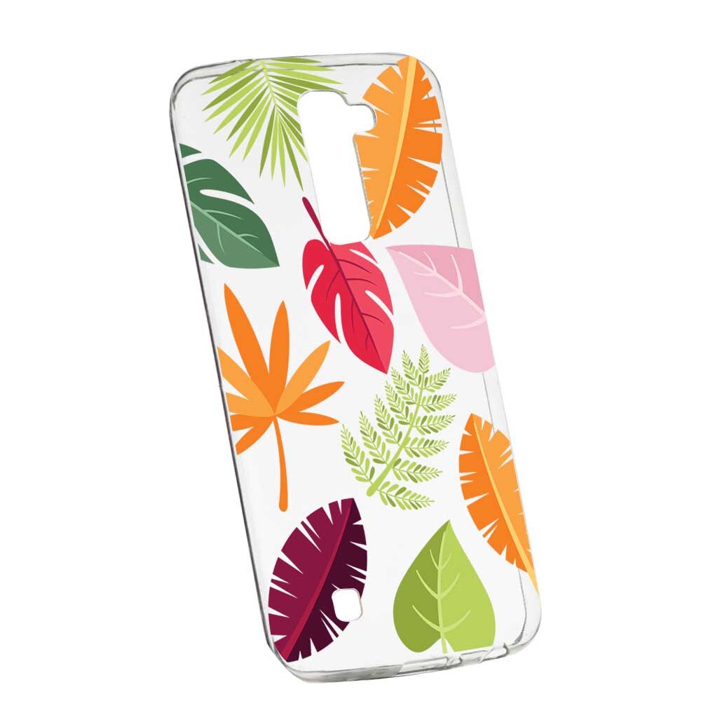 Husa Silicon, Transparent, Slim, Toamna, Frunze, 151, LG G7 ThinQ