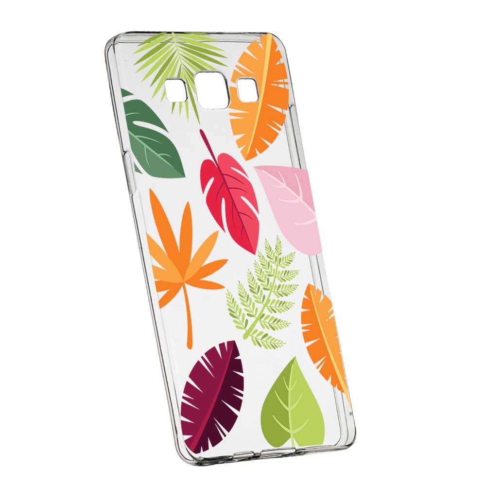 Husa Silicon, Transparent, Slim, Toamna, Frunze, 151, Samsung Galaxy J5 2016