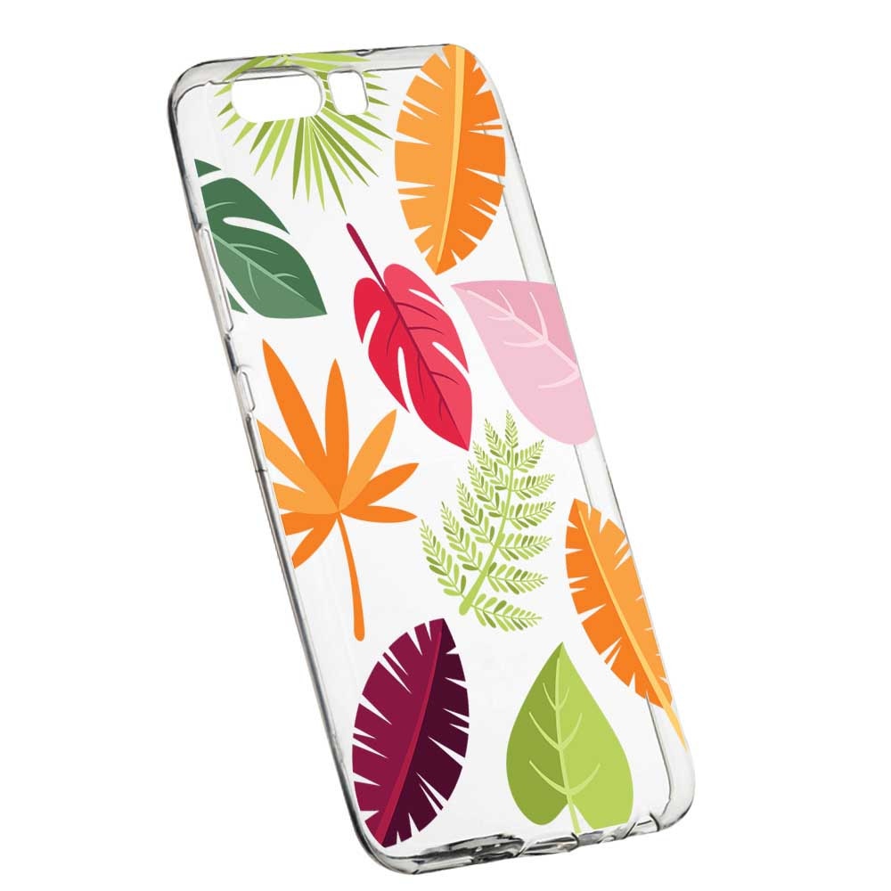 Husa Silicon, Transparent, Slim, Toamna, Frunze, 151, Huawei Honor 10