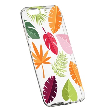 Husa Silicon, Transparent, Slim, Toamna, Frunze, 151, Sony XZ Premium Husa Silicon, Transparent, Slim, Toamna, Frunze, 151, Sony XZ Premium