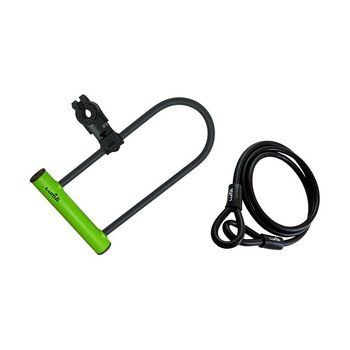 Antifurt bicicleta Luma Enduro 35 HU, Verde, 320 C4, cu suport prindere pe cadru Sopmulti + cablu bucla Antifurt bicicleta Luma Enduro 35 HU, Verde, 320 C4, cu suport prindere pe cadru Sopmulti + cablu bucla