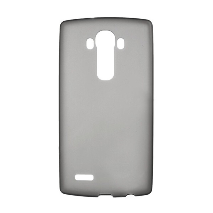 Gigapack szilikon mobiltelefon tok, matt, füstszínű, kompatibilis: LG G4, H815