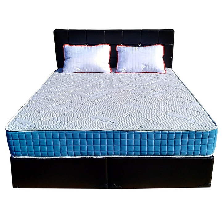 Set Saltea Memory Foam 180x200x23 cu 2 perne microfibra 50x70 Axon