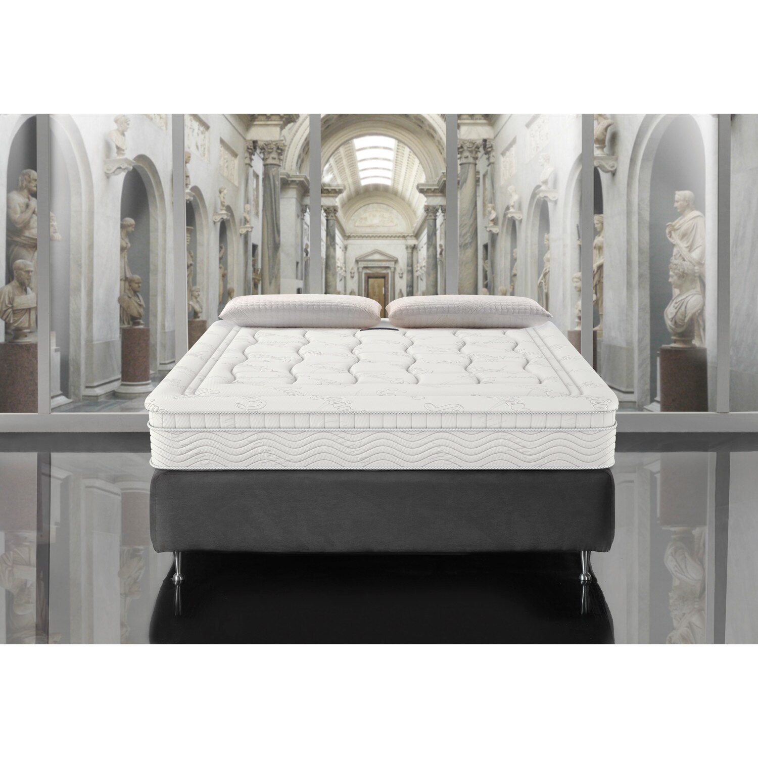 Saltea ortopedica, TONINO LAMBORGHINI Dayton, 90x200x22, spuma poliuretanica cu memorie, antibacteriana, fermitate medie