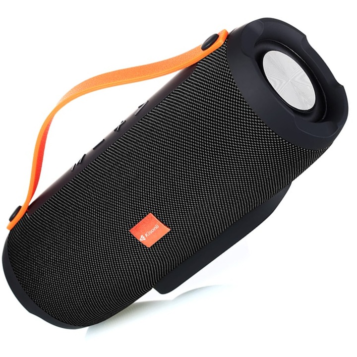 Boxa portabila, Kisonli M3, Bluetooth, Negru