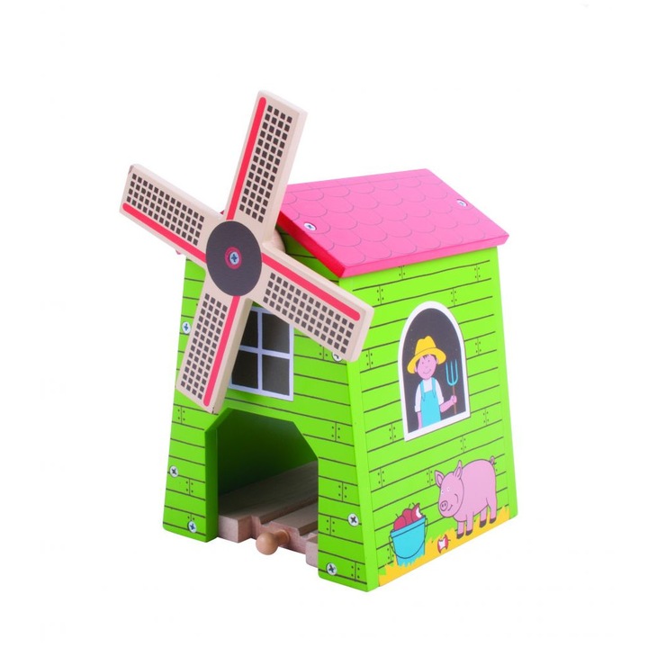 Bigjigs - Vidéki szélmalom