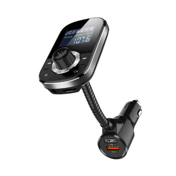 Modulator FM, Quick Charge 3.0 Bluetooth, Wireless hands-free, LCD 1.44 , MP3 player, FM kit, USB 2.4A, QC3.0, TF Card pentru Apple iPhone iPod iPad Samsung Huawei Android Smartphone, Brand Pyramid® Modulator FM, Quick Charge 3.0 Bluetooth, Wireless hands-free, LCD 1.44 , MP3 player, FM kit, USB 2.4A, QC3.0, TF Card pentru Apple iPhone iPod iPad Samsung Huawei Android Smartphone, Brand Pyramid®