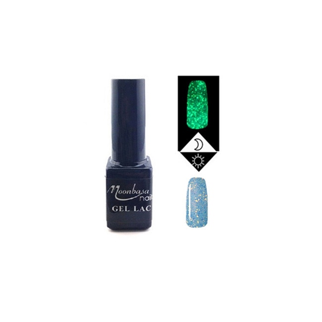 Oja semipermanenta fosforescenta MoonbasaNails, Numarul 633, 5ml