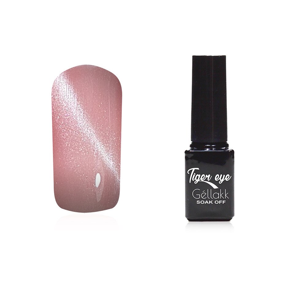 Oja semipermanenta 892 Tiger Eye, MoonbasaNails, Roz/ Gri, 5ml