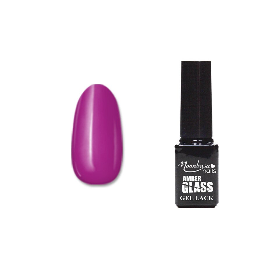 Lac de unghii gel MoonbasaNails, Amber Glass #462, 5ml, Violet