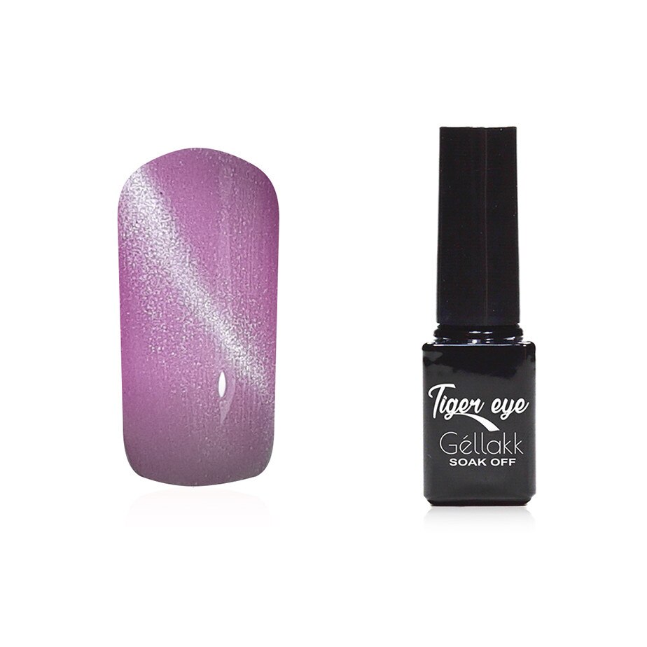 Oja semipermanenta 893 Tiger Eye, MoonbasaNails, Violet deschis, 5ml