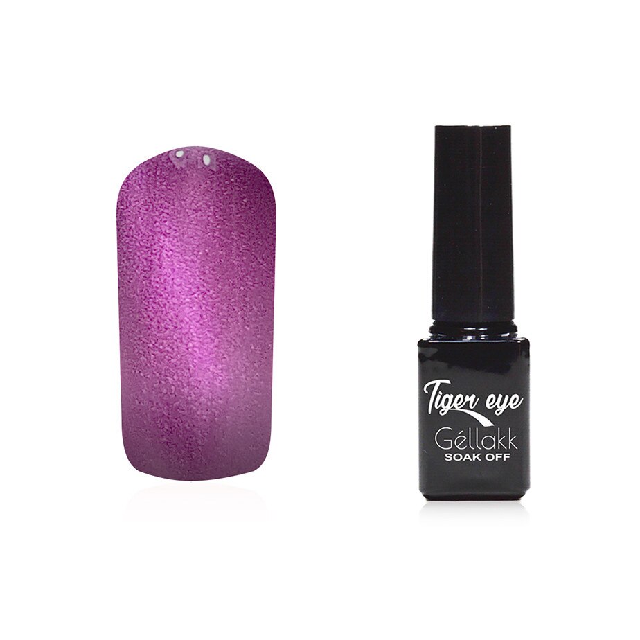 Oja semipermanenta 846 Tiger Eye, MoonbasaNails, Violet deschis, 5ml