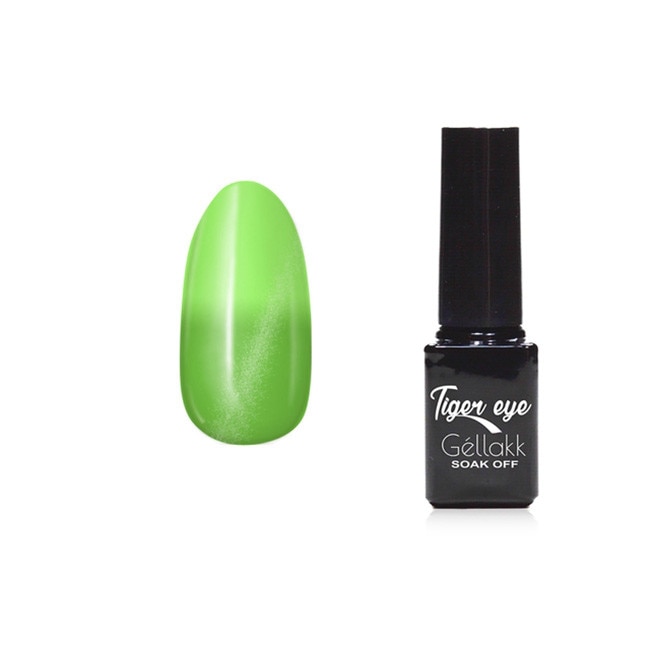 Oja semipermanenta 868 Tiger Eye, MoonbasaNails, Verde coral, 5ml