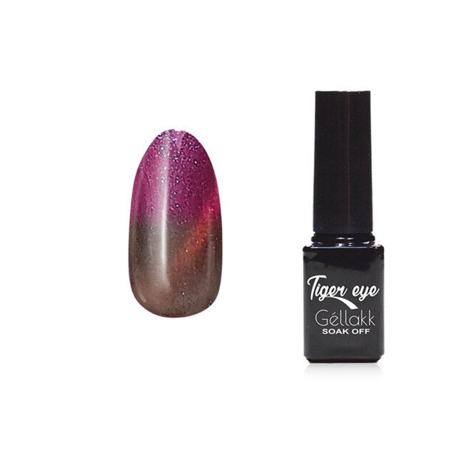Oja semipermanenta 872 Tiger Eye, MoonbasaNails, Violet, 5ml