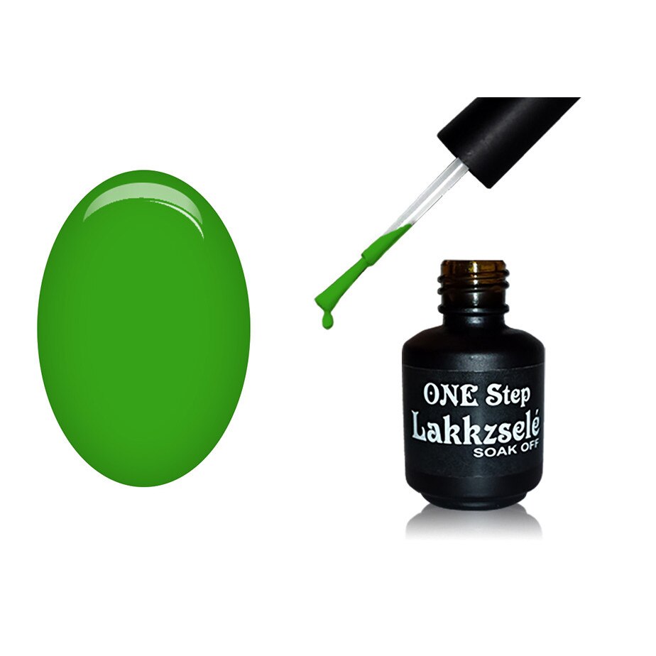 Oja semipermanenta One Step, MoonbasaNails, Aspect lucios, 250 Leaf green, 5 ml