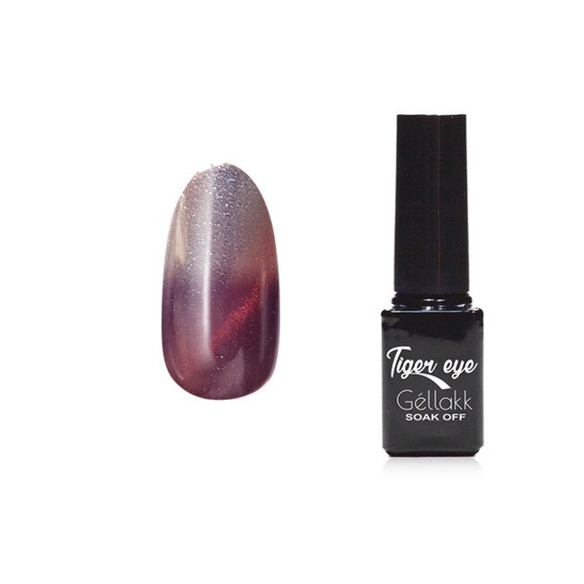 Oja semipermanenta 871 Tiger Eye, MoonbasaNails, Cuart / Violet, 5ml