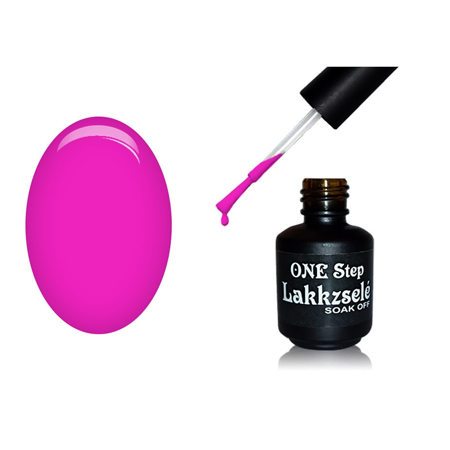 Oja semipermanenta One Step, MoonbasaNails, Aspect lucios, 290 Neon dark magenta, 5 ml