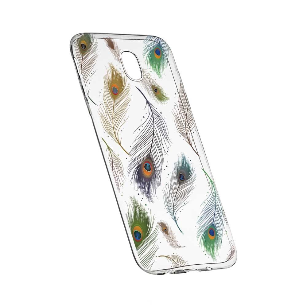 Husa Silicon, Transparent, Slim, Peacock, 152, Nokia 3