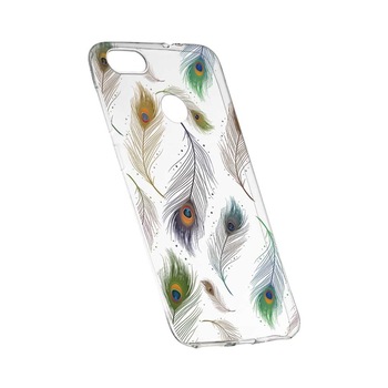 Husa Silicon, Transparent, Slim, Peacock, 152, Huawei Mate 9 Husa Silicon, Transparent, Slim, Peacock, 152, Huawei Mate 9