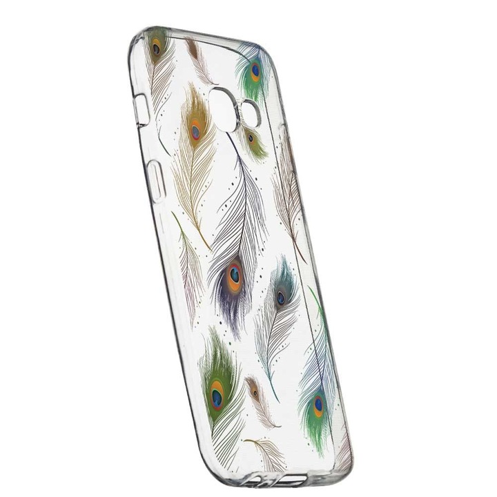 Husa pentru Samsung Galaxy J4+ 2018, Peacock 152, Silicon