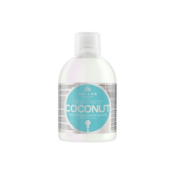 Sampon nutritiv de intarire a parului cu ulei de nuca de cocos Kallos KJMN Coconut 1000ml Sampon nutritiv de intarire a parului cu ulei de nuca de cocos Kallos KJMN Coconut 1000ml