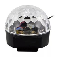 Glob Disco CU LED RGB , Joc Rotativ De Lumini