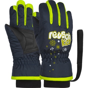Manusi ski Reusch Kids, pentru copii, Albastru/Galben, marime IV Manusi ski Reusch Kids, pentru copii, Albastru/Galben, marime IV